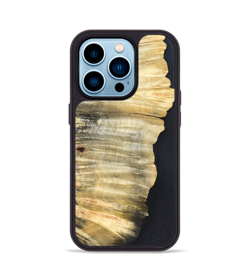 iPhone 14 Pro Wood Phone Case - Donie (Wood Burl, 821171)