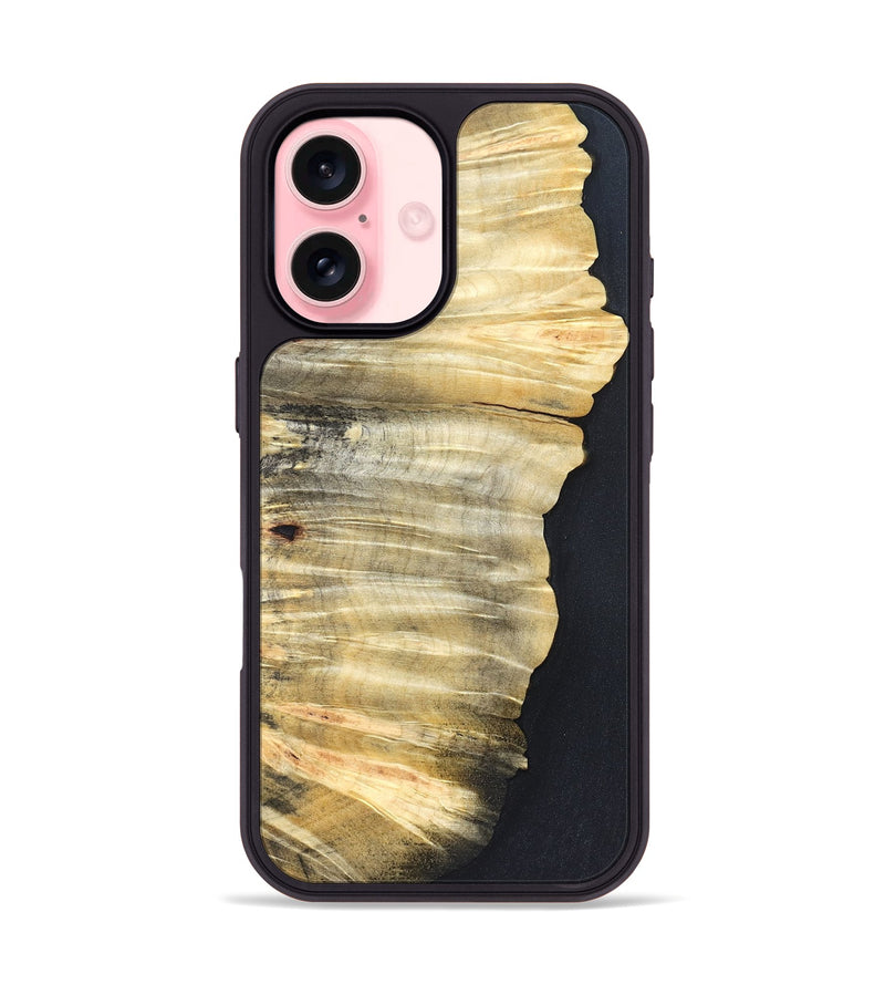 iPhone 16 Wood Phone Case - Donie (Wood Burl, 821171)