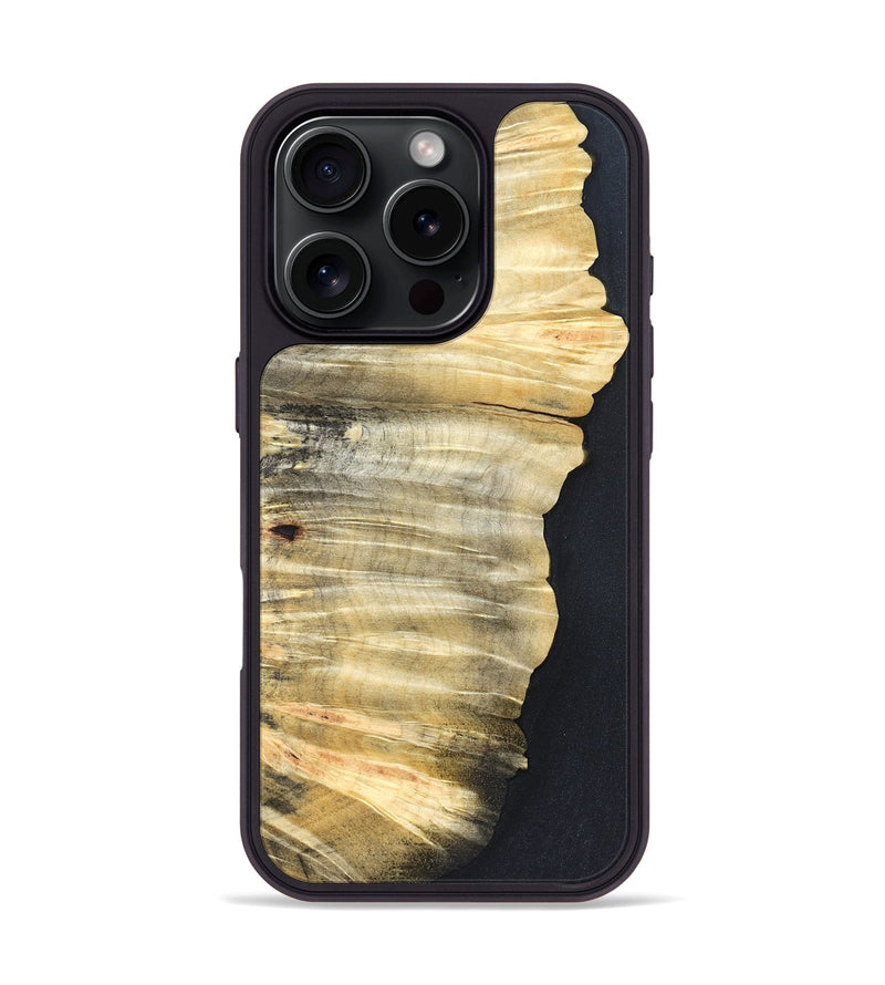 iPhone 16 Pro Wood Phone Case - Donie (Wood Burl, 821171)