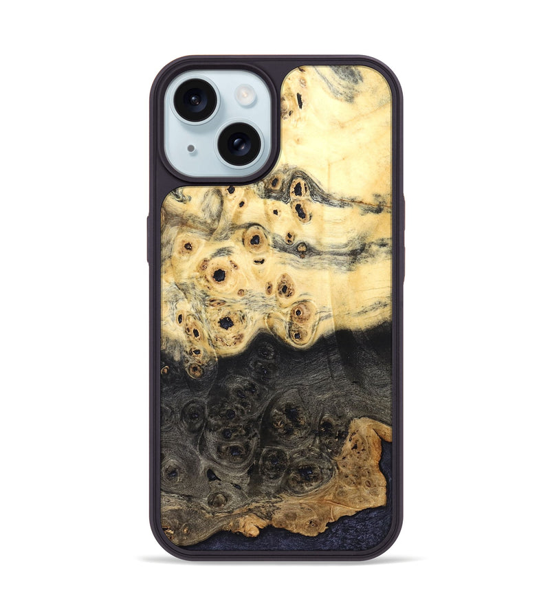 iPhone 15 Wood Phone Case - Koby (Wood Burl, 821172)