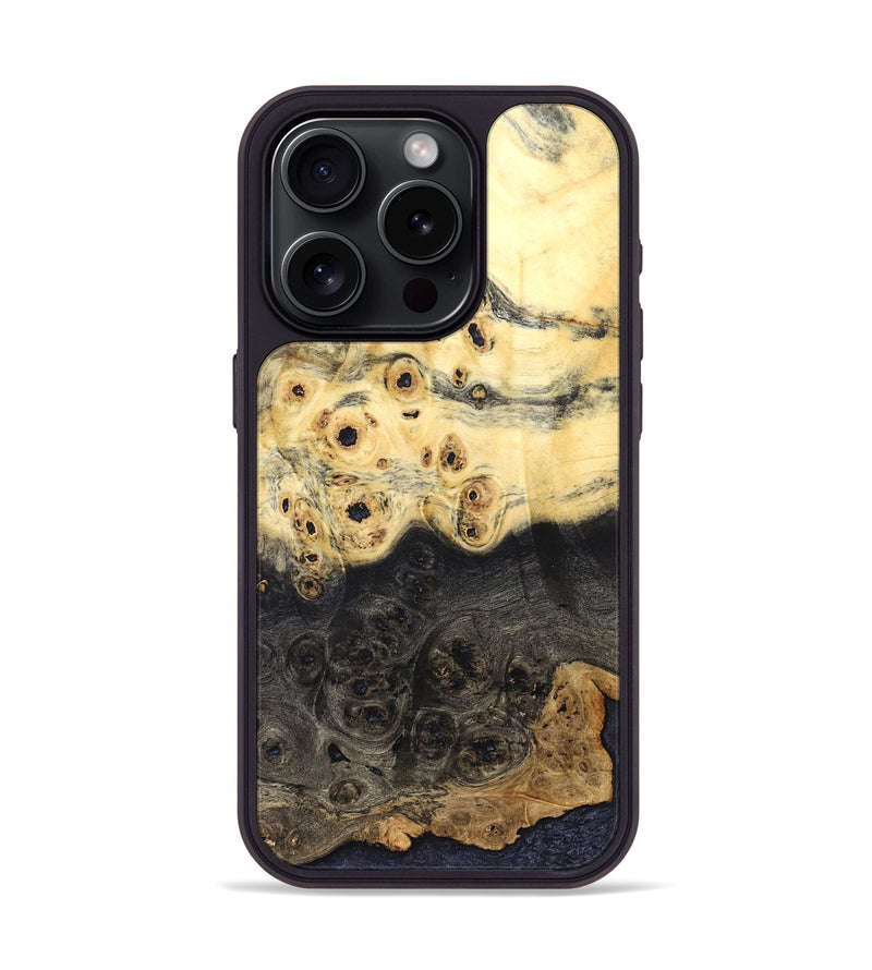 iPhone 15 Pro Wood Phone Case - Koby (Wood Burl, 821172)