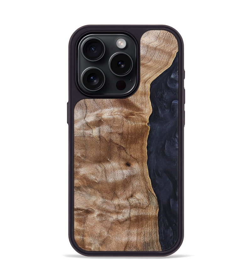 iPhone 15 Pro Wood Phone Case - Dewayne (Wood Burl, 821175)