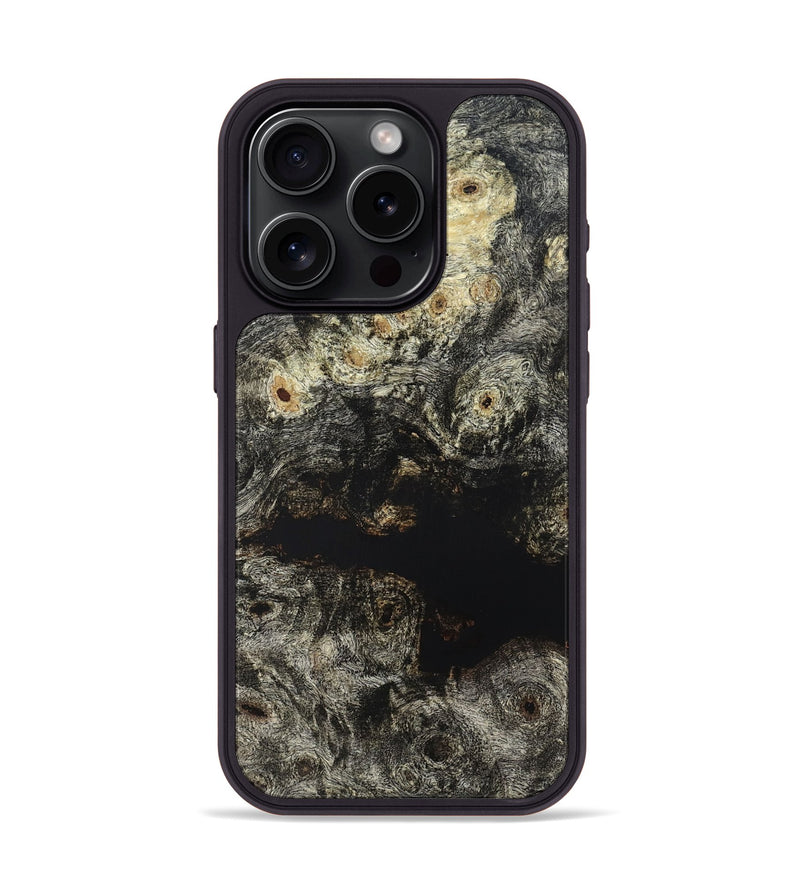 iPhone 15 Pro Wood Phone Case - Jeramie (Wood Burl, 821176)