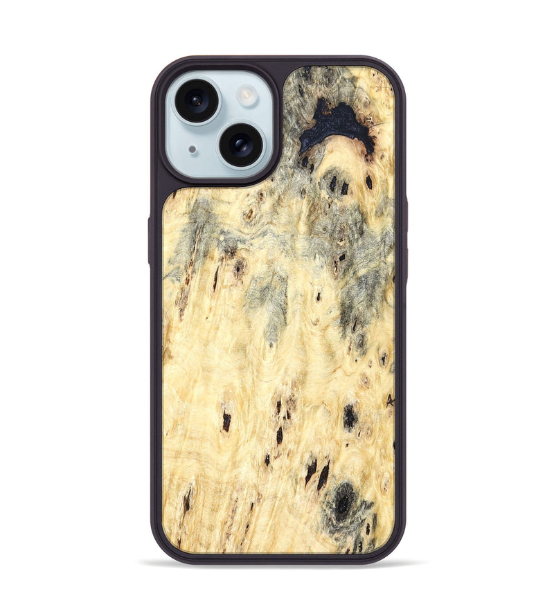 iPhone 15 Wood Phone Case - Wayne (Wood Burl, 821177)