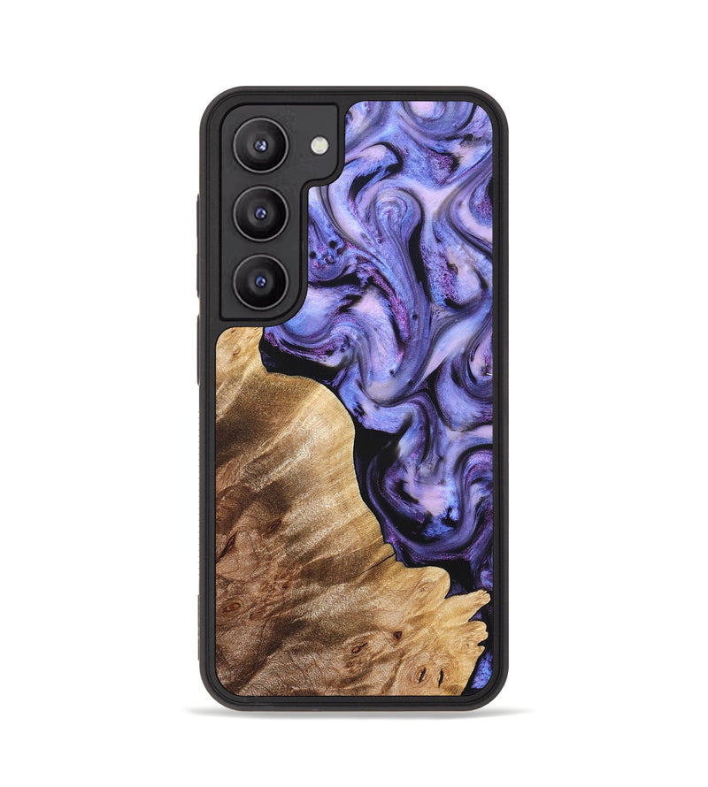 Galaxy S23 Wood Phone Case - Glenda (Purple, 821185)