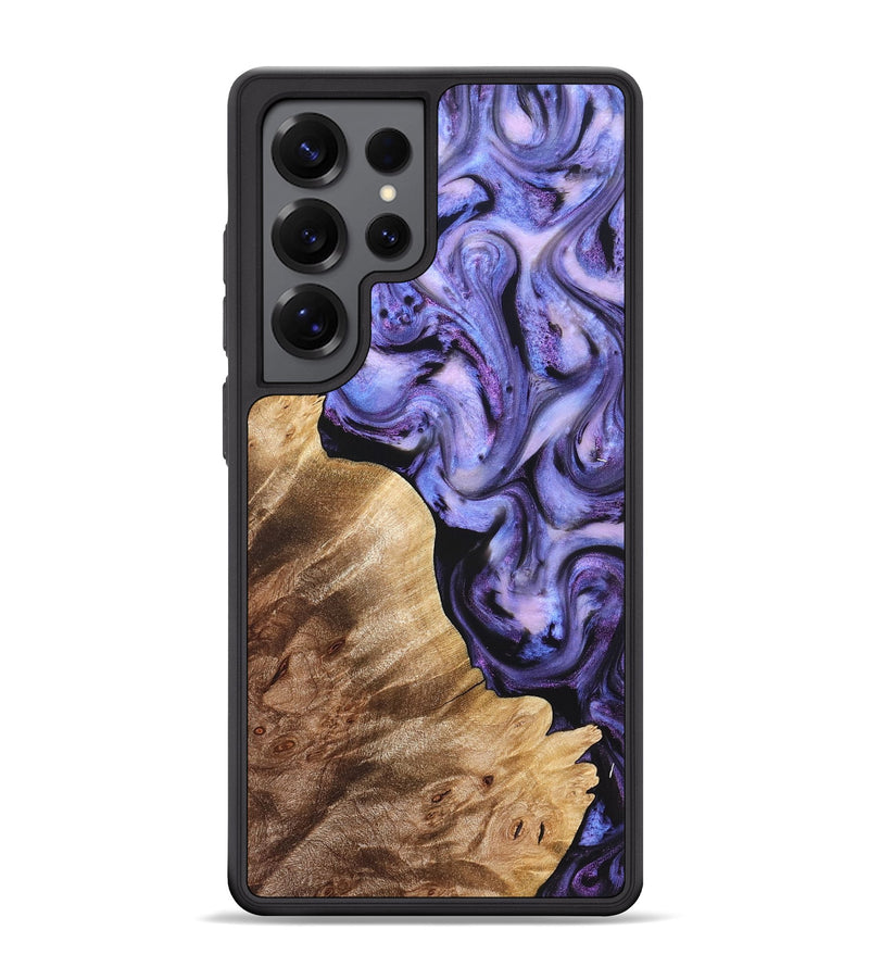 Galaxy S25 Ultra Wood Phone Case - Glenda (Purple, 821185)