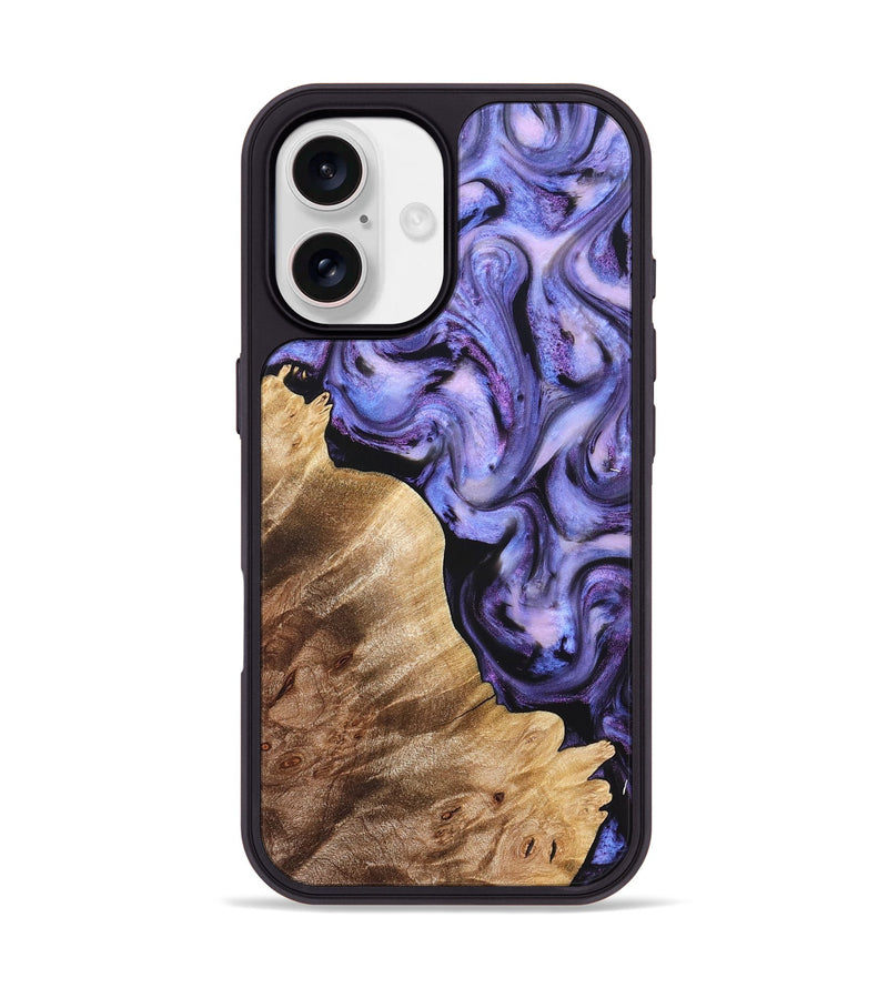 iPhone 17 Wood Phone Case - Glenda (Purple, 821185)