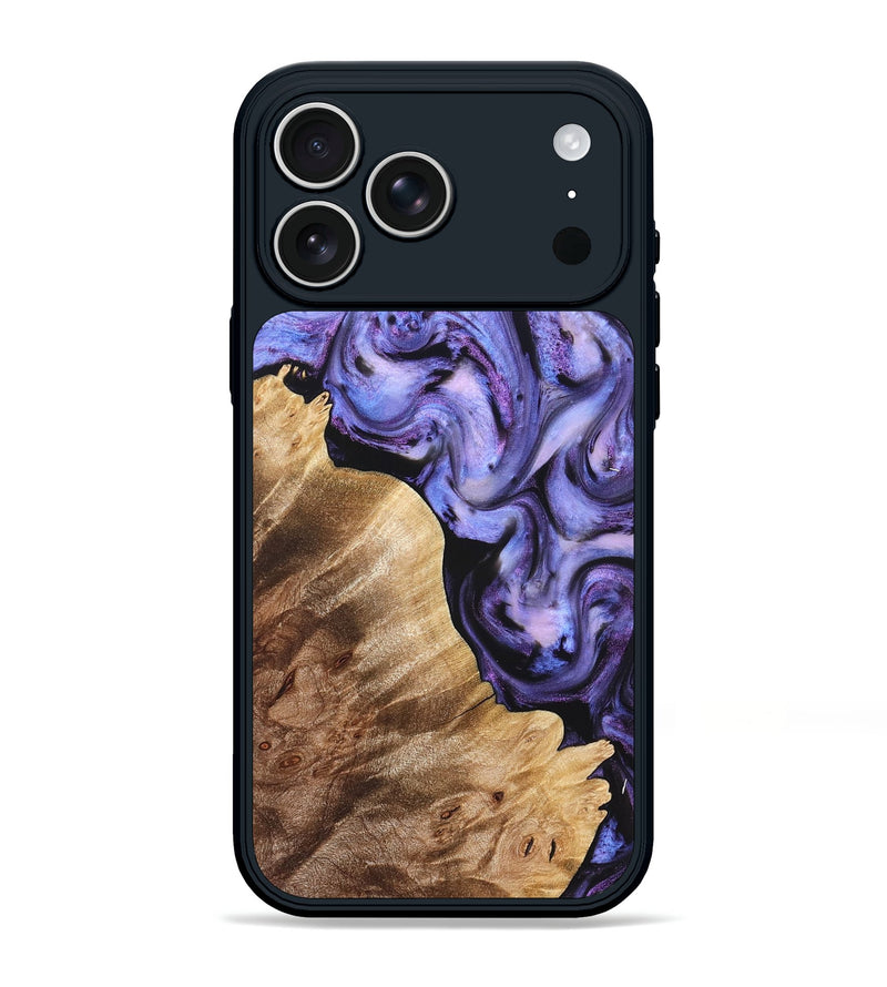 iPhone 17 Pro Max Wood Phone Case - Glenda (Purple, 821185)