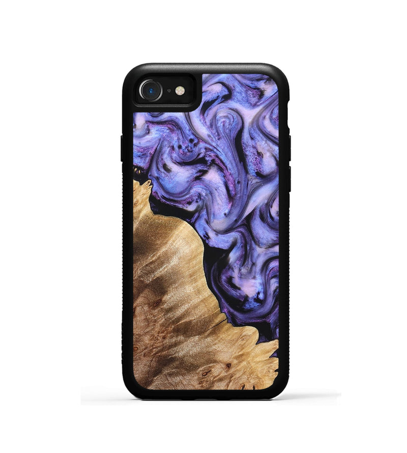 iPhone SE Wood Phone Case - Glenda (Purple, 821185)