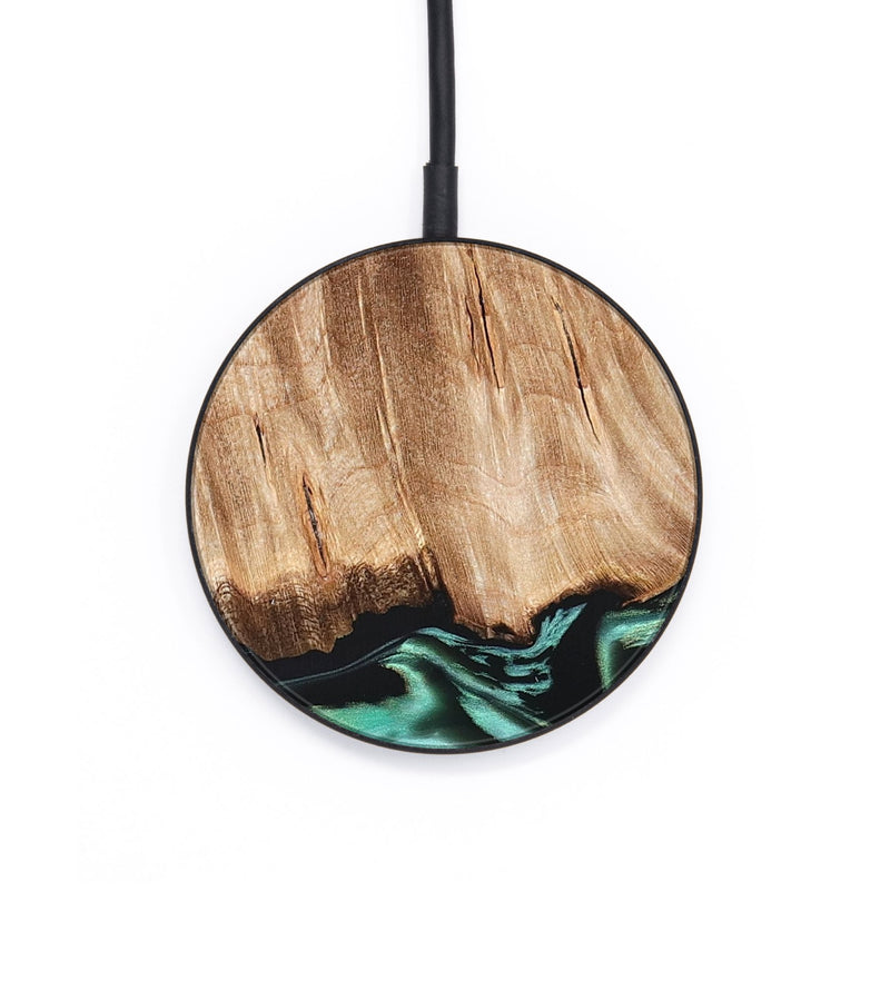 Circle Wood Wireless Charger - Rufus (Green, 821188)