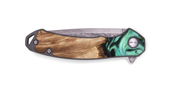 EDC Wood Pocket Knife - Rufus (Green, 821188)