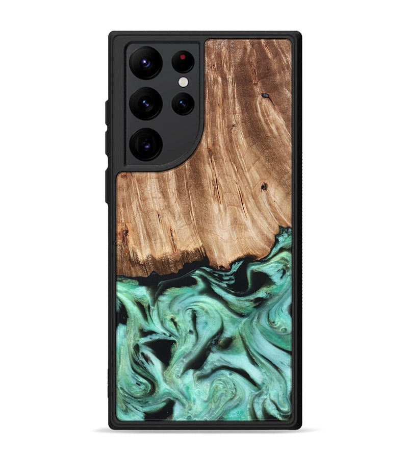 Galaxy S22 Ultra Wood Phone Case - Rufus (Green, 821188)