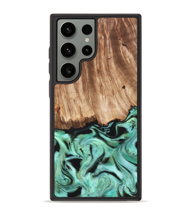 Galaxy S23 Ultra Wood Phone Case - Rufus (Green, 821188)