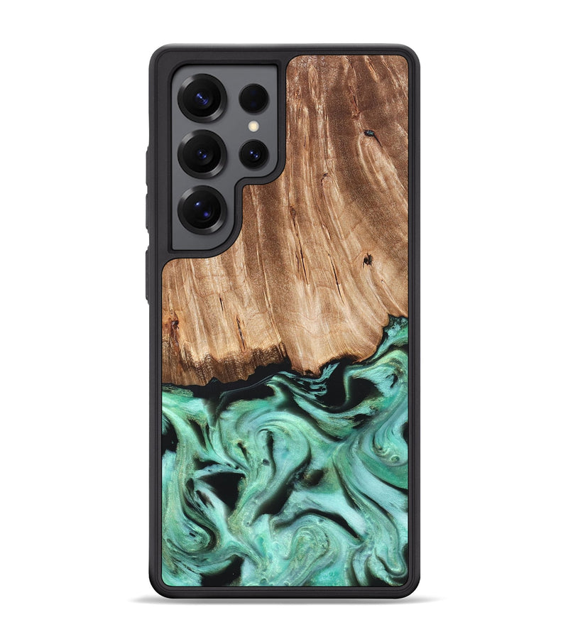 Galaxy S25 Ultra Wood Phone Case - Rufus (Green, 821188)
