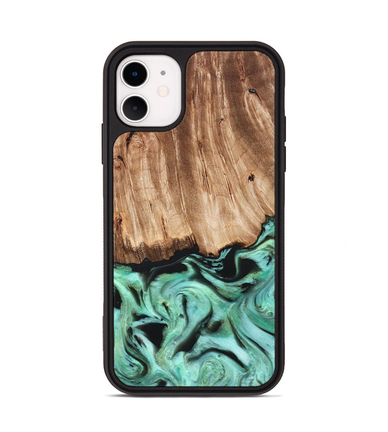iPhone 11 Wood Phone Case - Rufus (Green, 821188)