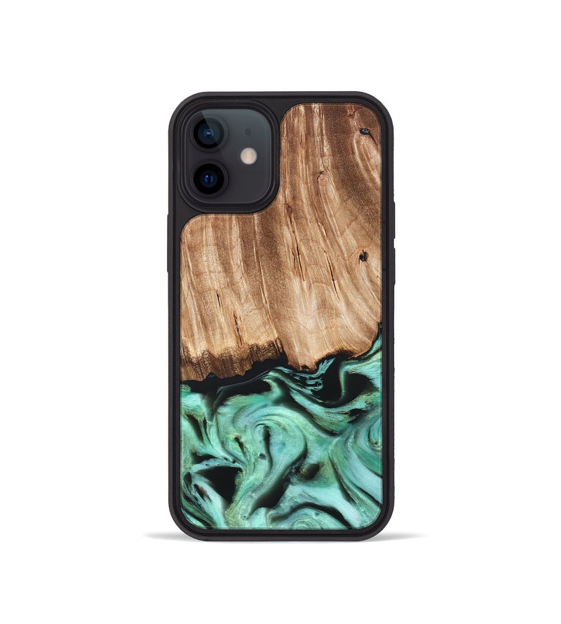 iPhone 12 mini Wood Phone Case - Rufus (Green, 821188)