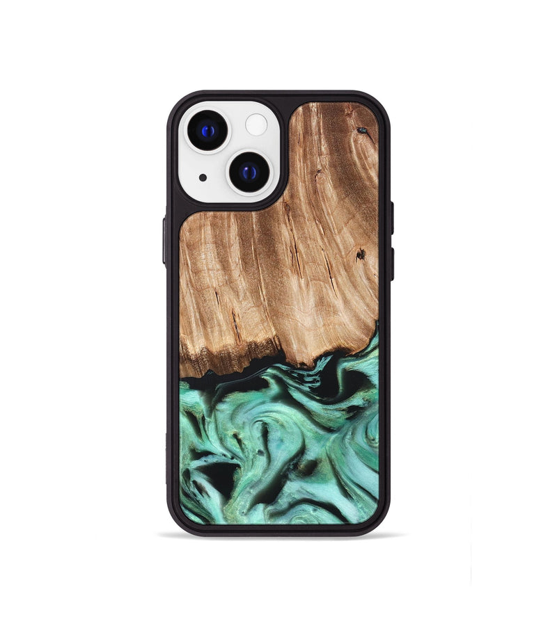 iPhone 13 mini Wood Phone Case - Rufus (Green, 821188)