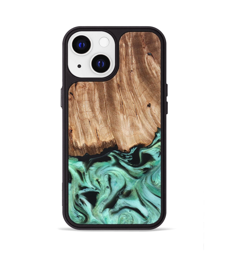iPhone 13 Wood Phone Case - Rufus (Green, 821188)