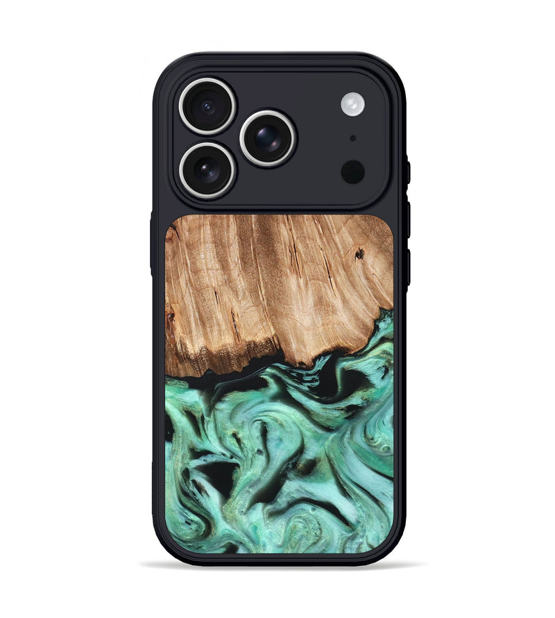 iPhone 17 Pro Wood Phone Case - Rufus (Green, 821188)