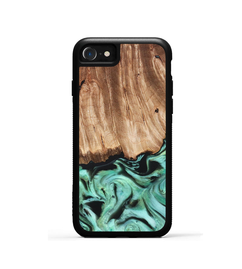 iPhone SE Wood Phone Case - Rufus (Green, 821188)