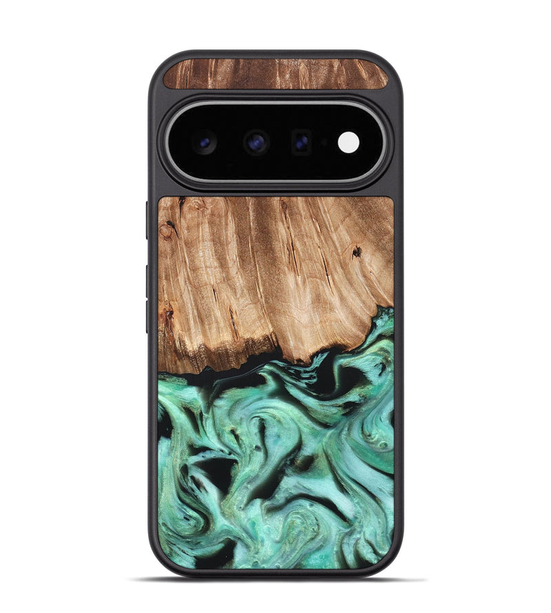 Pixel 11 Pro Wood Phone Case - Rufus (Green, 821188)