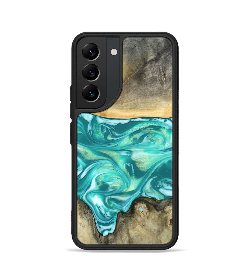 Galaxy S22 Wood Phone Case - Matteo (Green, 821189)