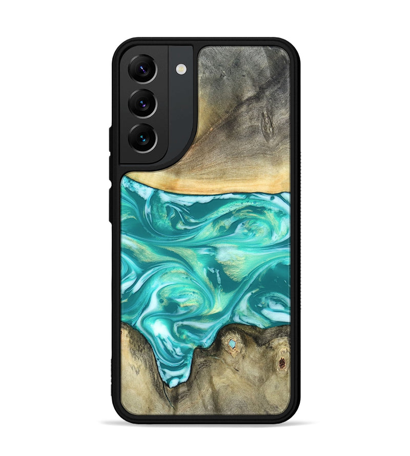 Galaxy S22 Plus Wood Phone Case - Matteo (Green, 821189)