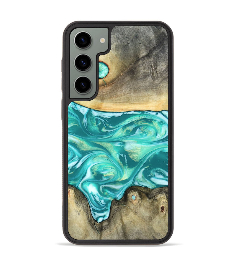Galaxy S23 Plus Wood Phone Case - Matteo (Green, 821189)
