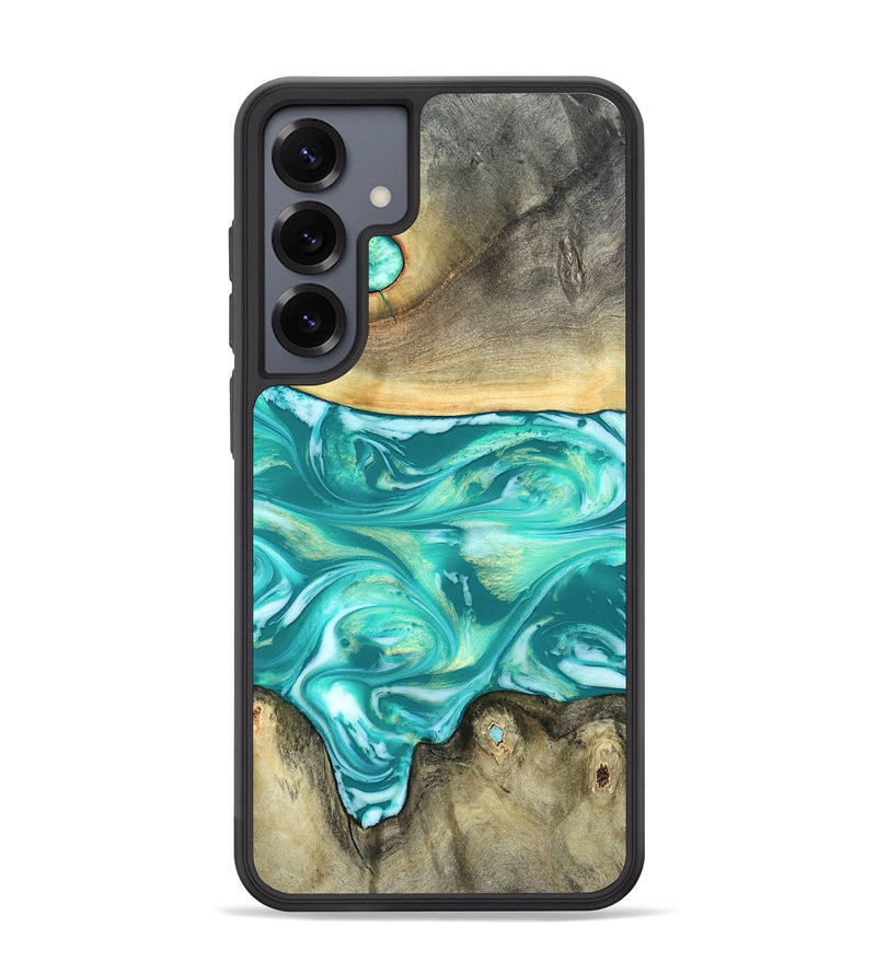Galaxy S25 Plus Wood Phone Case - Matteo (Green, 821189)
