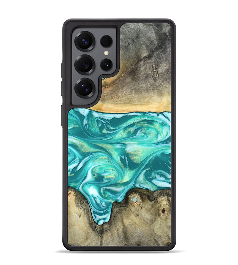 Galaxy S25 Ultra Wood Phone Case - Matteo (Green, 821189)