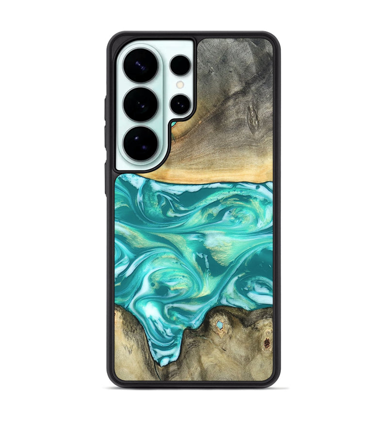 Galaxy S26 Ultra Wood Phone Case - Matteo (Green, 821189)