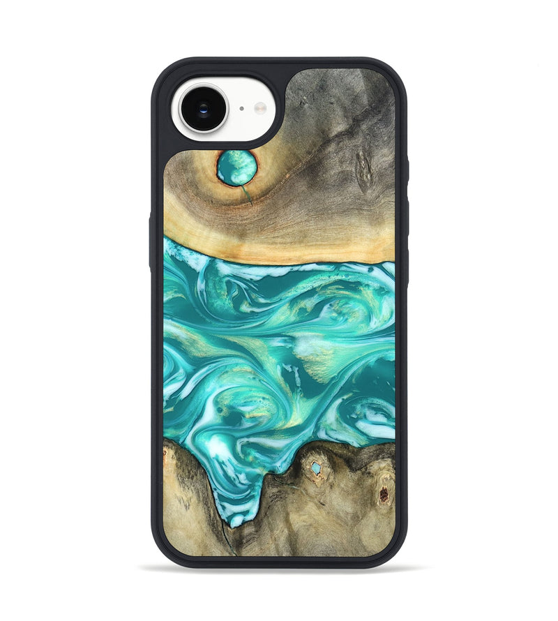 iPhone 16e Wood Phone Case - Matteo (Green, 821189)