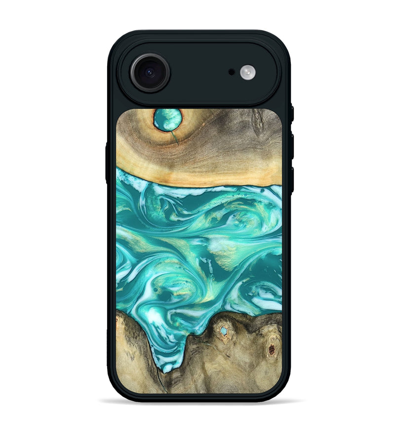 iPhone 17 Air Wood Phone Case - Matteo (Green, 821189)