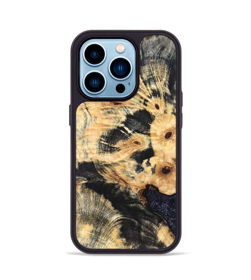 iPhone 14 Pro Wood Phone Case - Raymond (Wood Burl, 821206)
