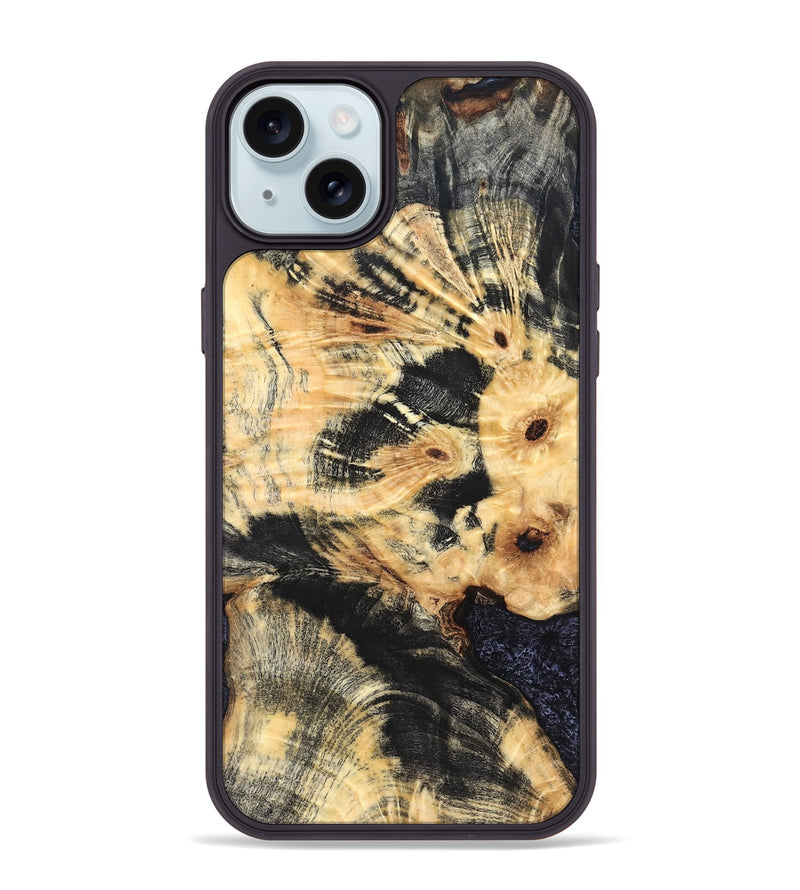iPhone 15 Plus Wood Phone Case - Raymond (Wood Burl, 821206)
