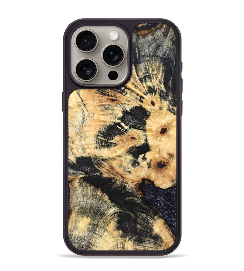 iPhone 15 Pro Max Wood Phone Case - Raymond (Wood Burl, 821206)