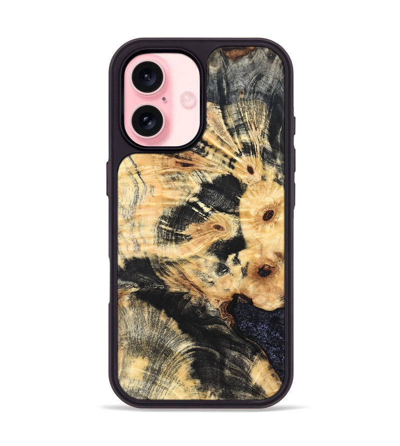 iPhone 16 Wood Phone Case - Raymond (Wood Burl, 821206)