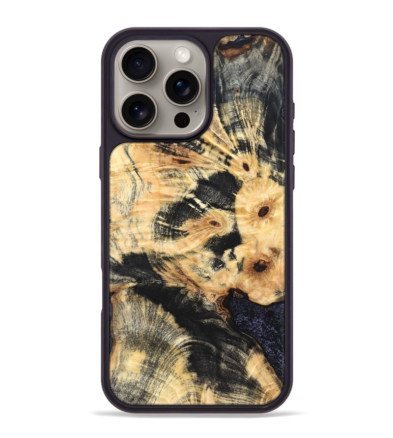 iPhone 16 Pro Max Wood Phone Case - Raymond (Wood Burl, 821206)