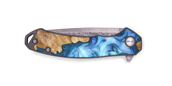 EDC Wood Pocket Knife - Kiarra (Blue, 821207)