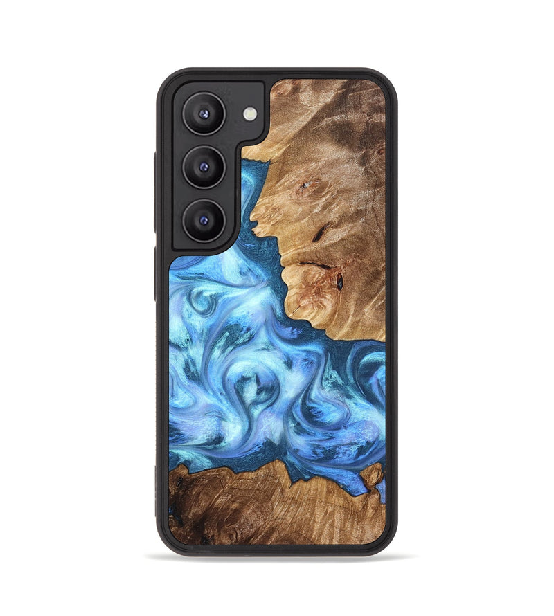 Galaxy S23 Wood Phone Case - Kiarra (Blue, 821207)