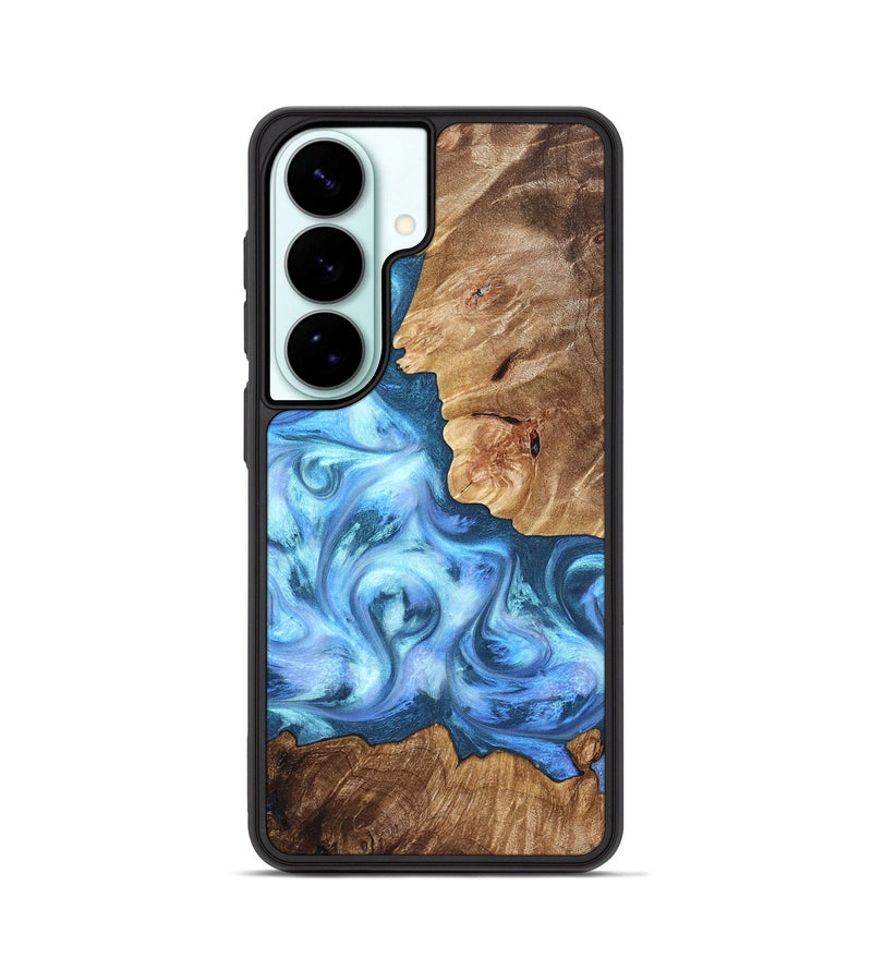 Galaxy S26 Wood Phone Case - Kiarra (Blue, 821207)