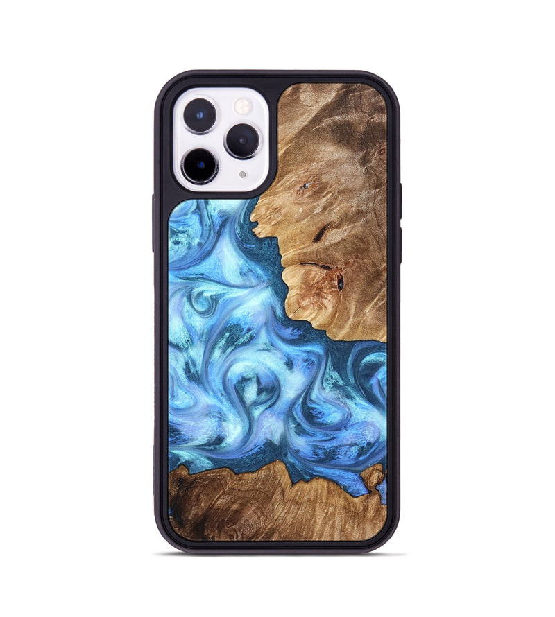 iPhone 11 Pro Wood Phone Case - Kiarra (Blue, 821207)