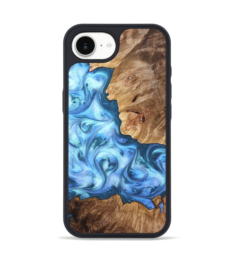 iPhone 17e Wood Phone Case - Kiarra (Blue, 821207)