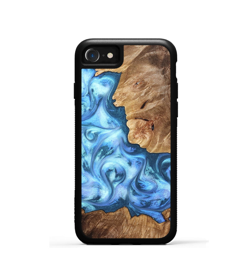 iPhone SE Wood Phone Case - Kiarra (Blue, 821207)