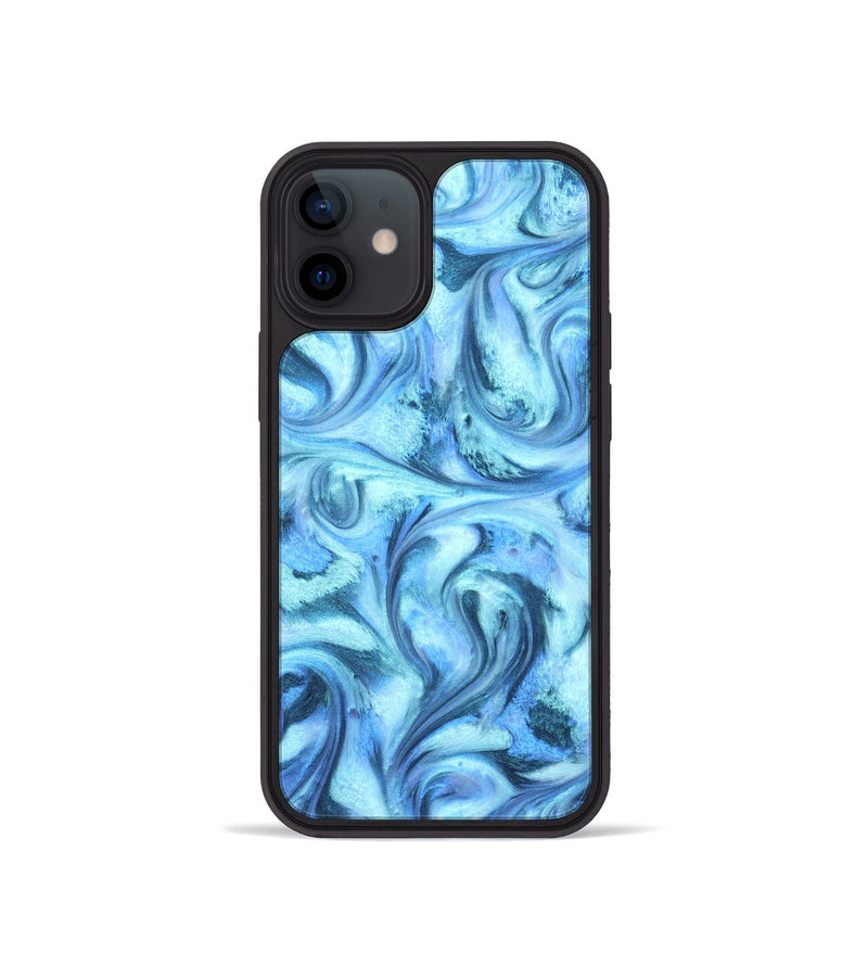iPhone 12 mini ResinArt Phone Case - Kya (Blue, 821208)