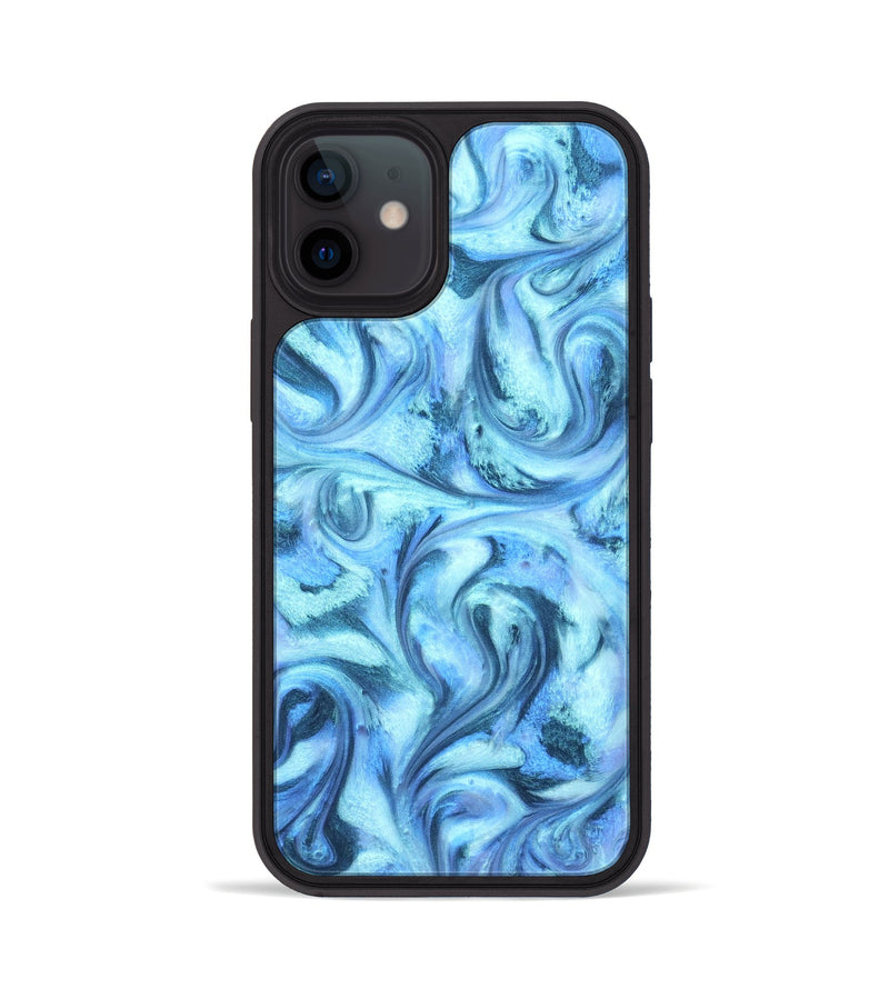 iPhone 12 ResinArt Phone Case - Kya (Blue, 821208)