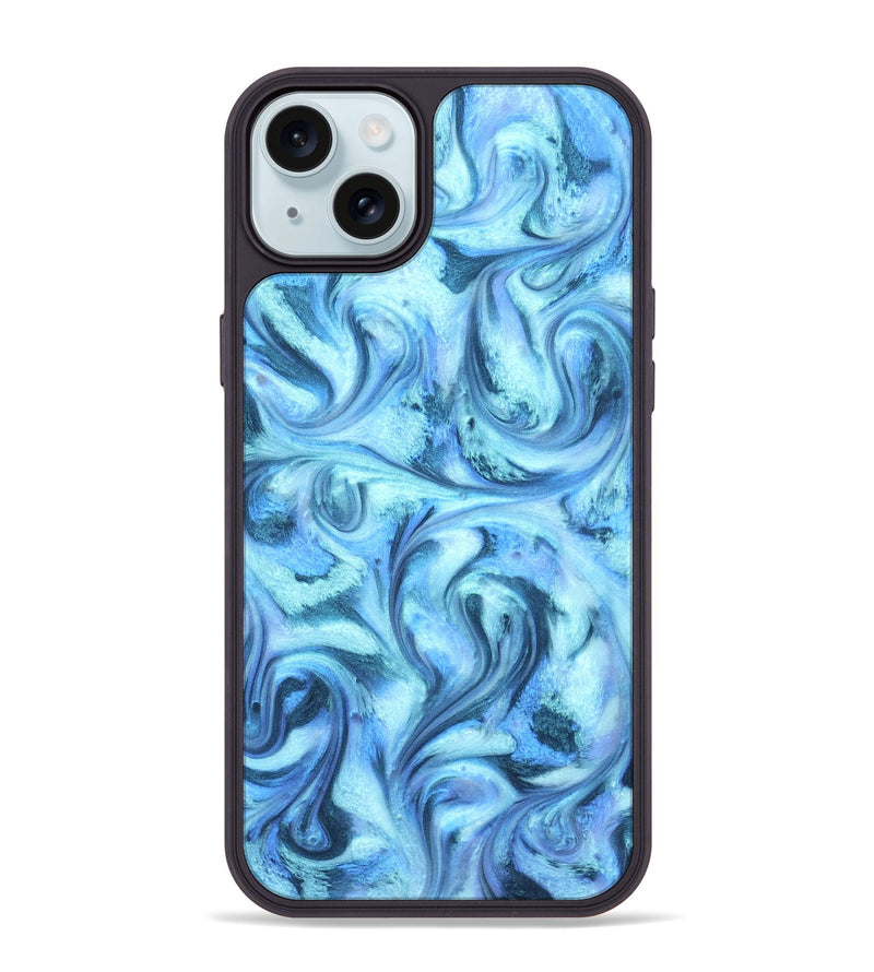 iPhone 15 Plus ResinArt Phone Case - Kya (Blue, 821208)