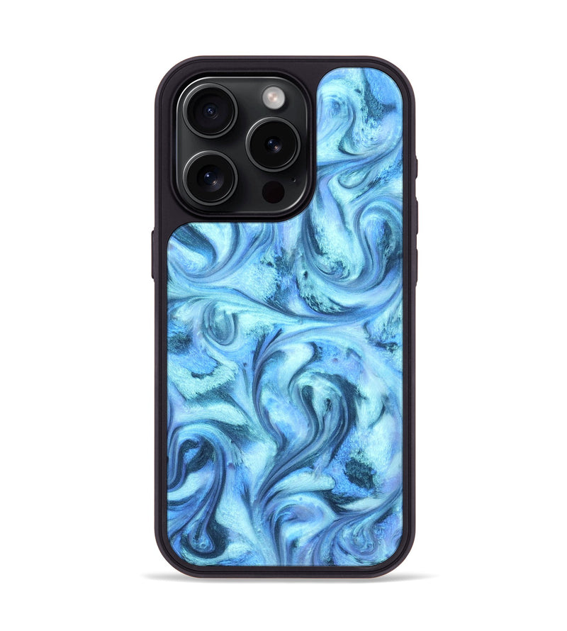 iPhone 15 Pro ResinArt Phone Case - Kya (Blue, 821208)