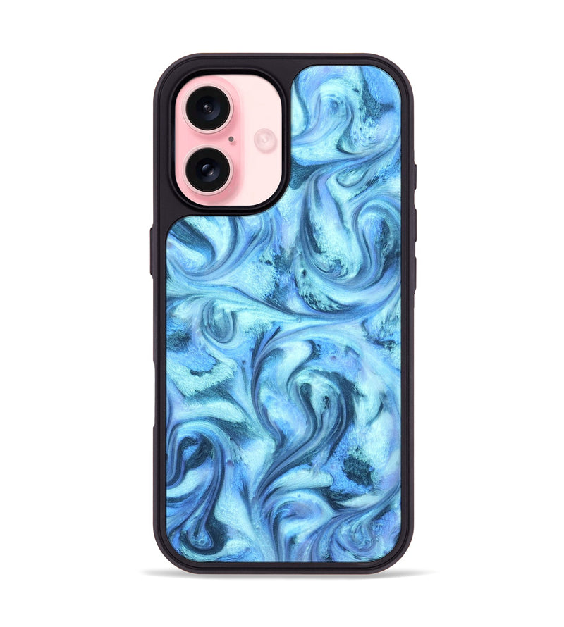 iPhone 16 ResinArt Phone Case - Kya (Blue, 821208)