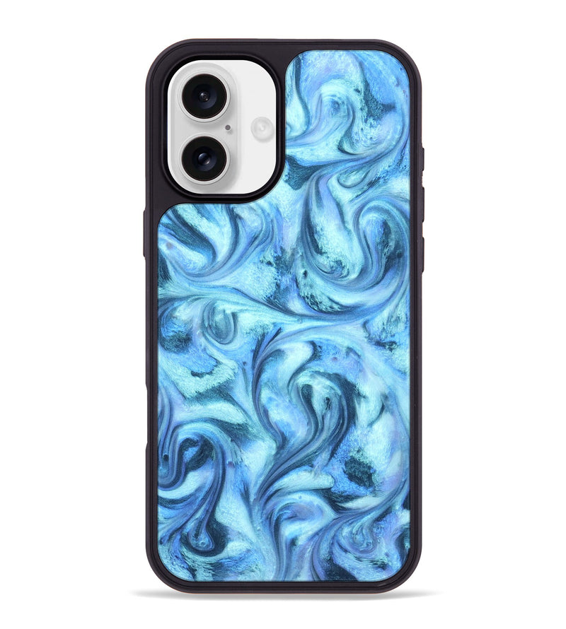 iPhone 16 Plus ResinArt Phone Case - Kya (Blue, 821208)